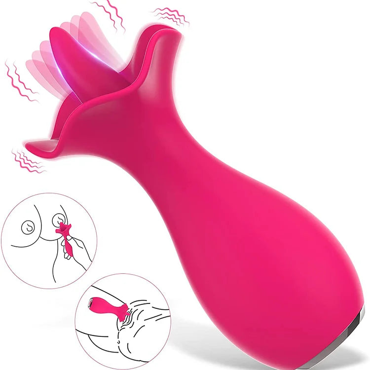 Rose Licking Vibrator Toy