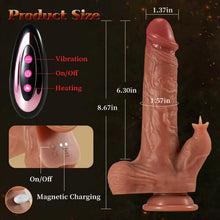 Load image into Gallery viewer, Simulation Penis Wireless Expansion F27 Tongue Licking Swing Vibration Dildo