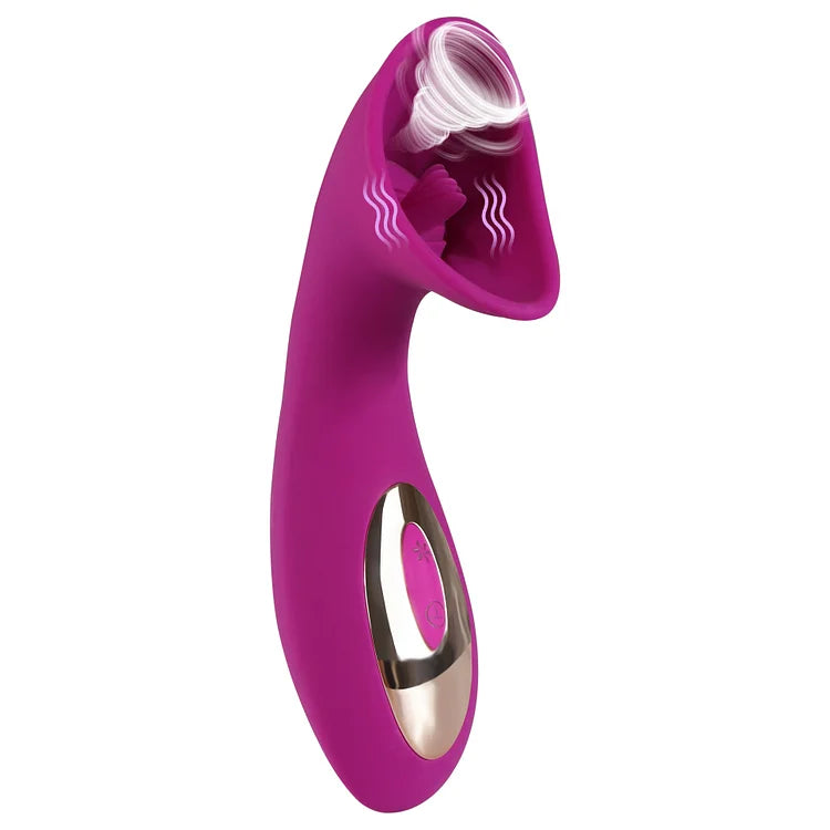 Sucking Tongue And Licking Vibrator For Women's Suction Vibrator For Going Out Remote Control Adult Sex Goods Strong Shock