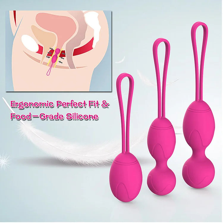 Vaginal Dumbbell Different Weight Silicone Kegel Balls Vibrator Female Masturbation