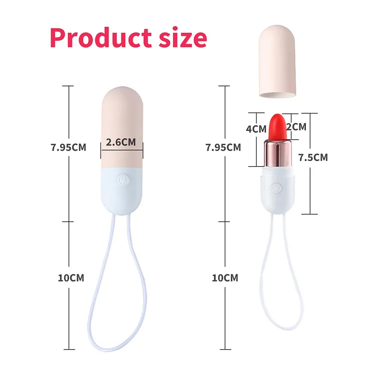 Pocket Rocket - Capsule Lipstick Egg APP Remote Mini Bullet Vibrator