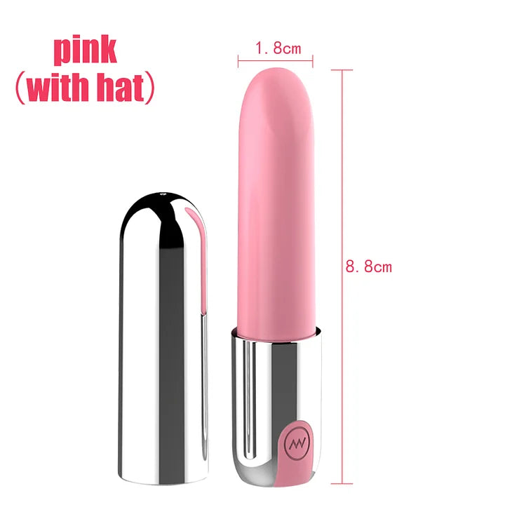 Mini Bullet Vibrator G Spot Lipstick Vibration Vagina Clitoris Stimulator