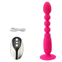 Load image into Gallery viewer, Remote Control Anal Plug Bead Butt Plug Prostate Massager Vibrator