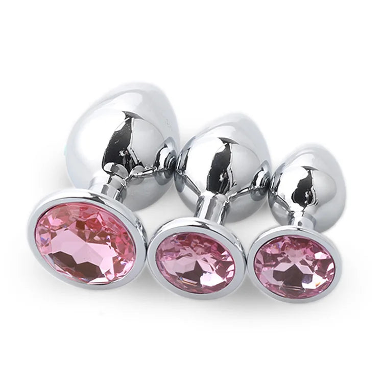 Adult Sex Toy Gem Anal Plug Set