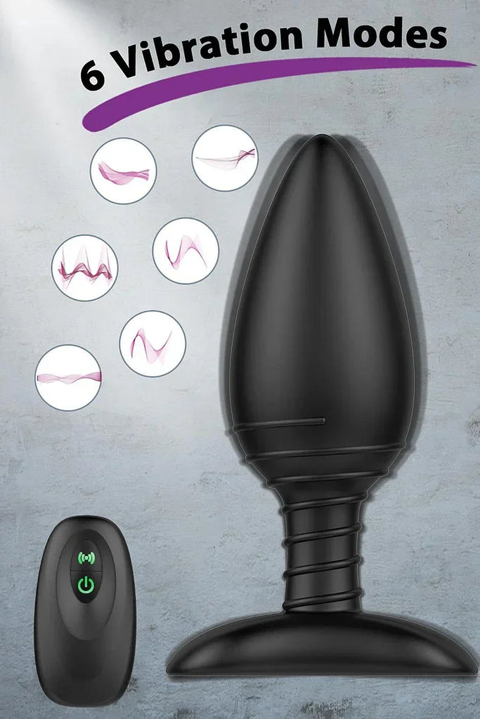 Anal Plug with Bullet Vibrator