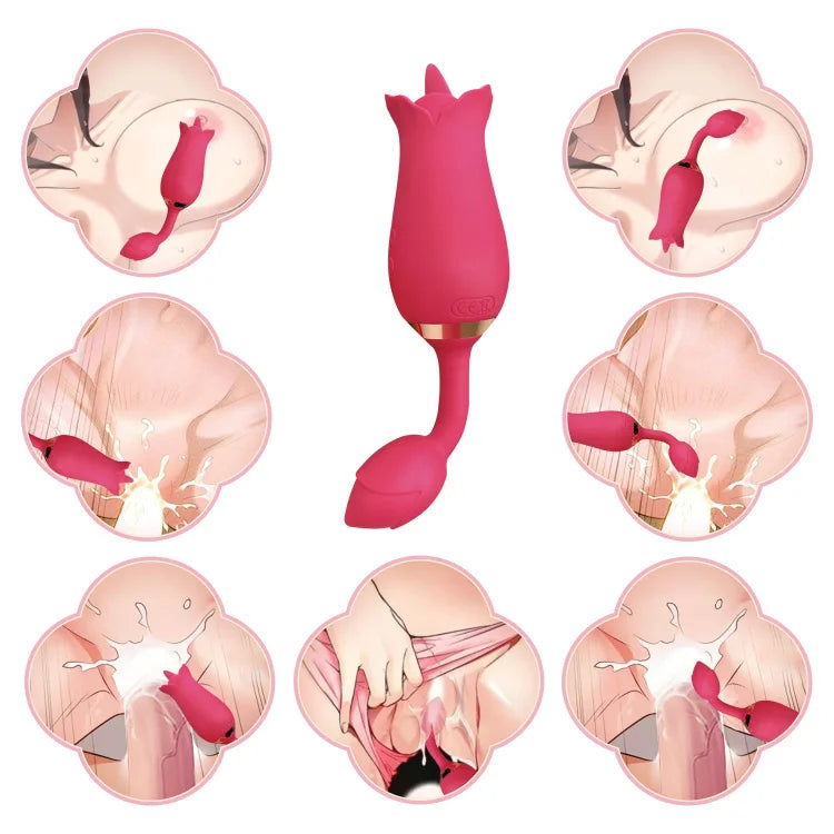 Rose Vibration Women's Masturbation Device