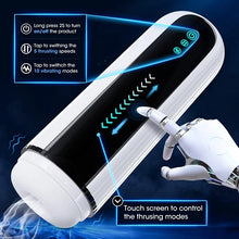 Load image into Gallery viewer, Men Automatic Telescopic Male Masturbator Vibration Real Vagina Blowjob Machine Masturbation Cup