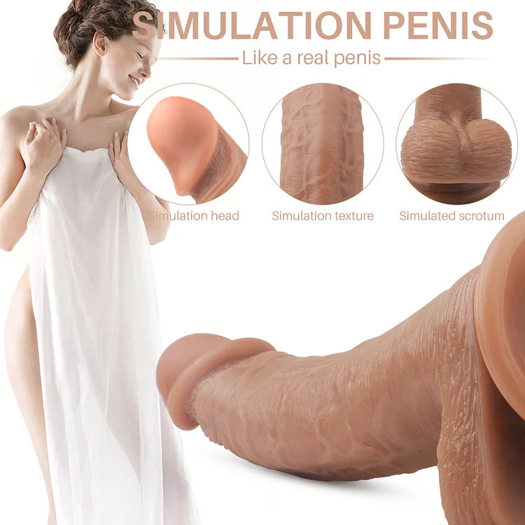 Vibration Suction Disk Simulated Pendule Women's Self-masturbating Appliance Big Chicken Bar Fun Sex Toy Fake Penis