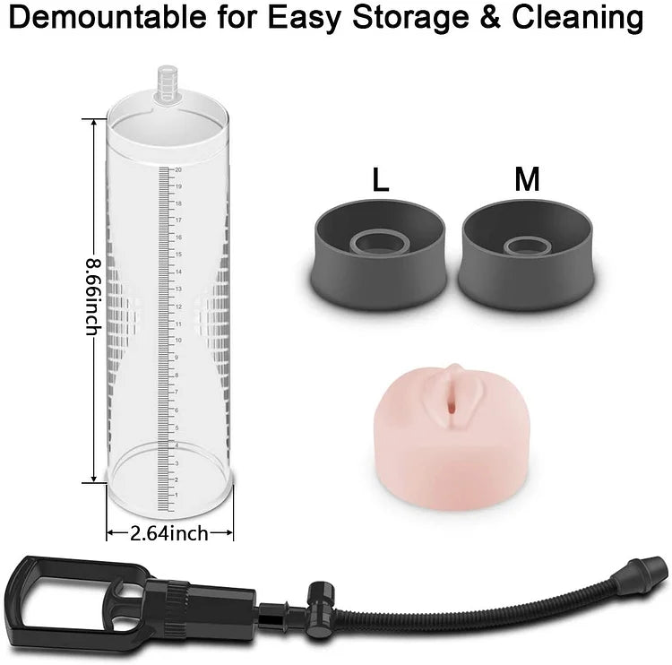 Vacuum Penis Pump Penis Massage & Stimulation Device with Male Stroker