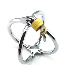 Load image into Gallery viewer, Heart-shaped Password Stainless Steel Cross Sex Handcuff