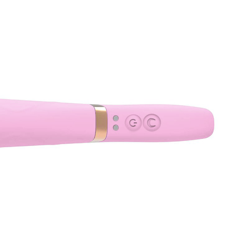 Pink Love Spanna - Telescopic Gun Machine Av Vibration Massage Wrench Vibrator