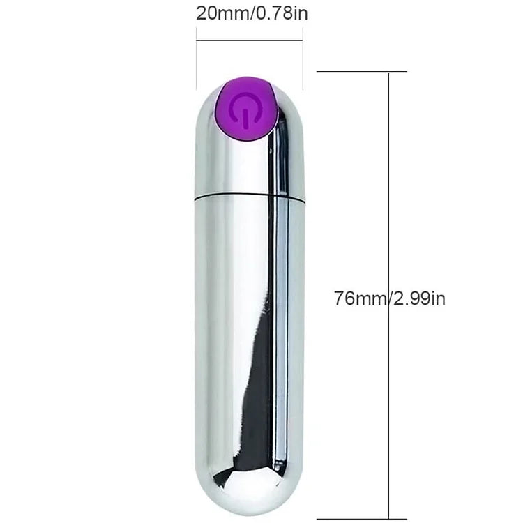 Bullet Vagina Stimulator Massager for Travel Vibrant with USB Rechargeable Waterproof