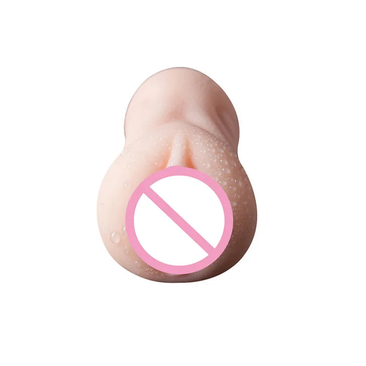 Double Head Oral Device Inverted Mold Simulation Tongue Mouth Masturbator Double Point For Men