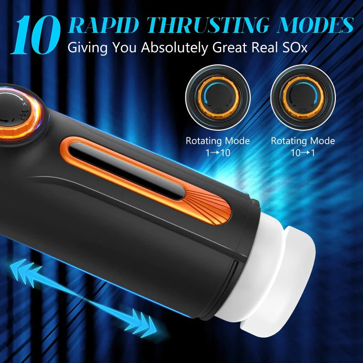 Pro Max 4 in1 Automatic 10 Frequency Thrust and Vibration G3 Male Masturbator