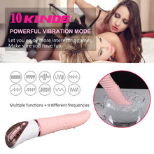 Load image into Gallery viewer, Silicone Vibrating Masturbator Magic Tongue Female Electric Granule Tongue Masturbator Licking Yin Vibrating Rod Adult Supplies