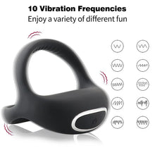 Load image into Gallery viewer, Vajra Circle App Remote Control Vibrating Penis Ring