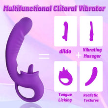 Load image into Gallery viewer, 8 Frequency Tongue Licking Vibration FemaleMassage Masturbator