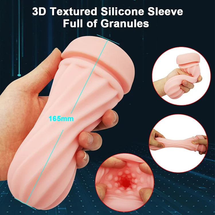 Aircraft Cup Automatic Men's Sucking 7-frequency Vibration Exercise Silicone Masturbator Adult Products