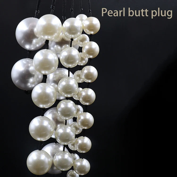 6 Sizes Pearl Pull Bead Anal Plug