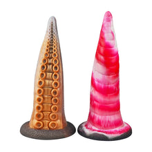 Load image into Gallery viewer, Mixed Color Tentacle Dildo Octopus Horn Anal Plug Alternative Vestibular Sex Toy Male And Female Masturbation Flirtation Silicone Anal Expander