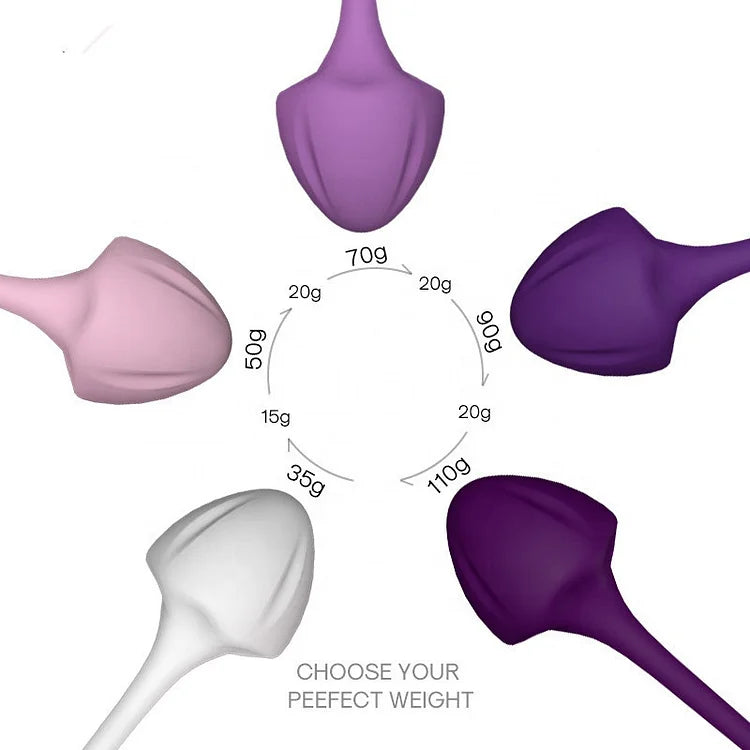 Women's Tight Toy 5-piece Kegel Ball  Vaginal Tighten Exercise Vibrator Pelvic Muscle Trainer