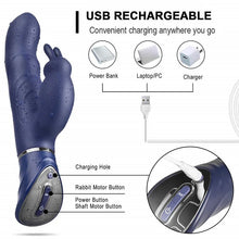 Load image into Gallery viewer, Multi Frequency Vibrator, Female Masturbator, Intelligent Heating, Double Strong Shock Massage Stick, Adult Sex Products Manufacturer