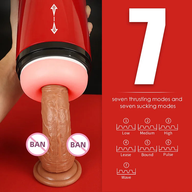 Automatic Telescopic Rotation Male Masturbator Blowjob Masturbation Cup